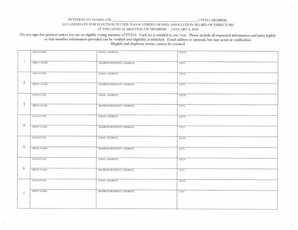 nominatiom form